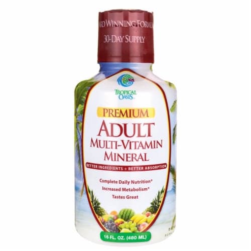 Tropical Oasis Premium Adult Multi-Vitamin Mineral Oz Liq
