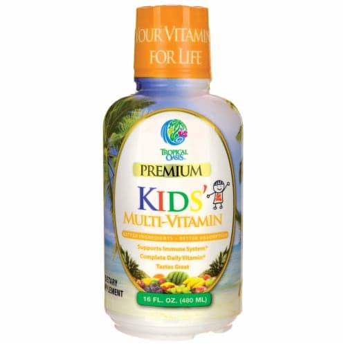 Tropical Oasis Premium Kids' Multi-Vitamin Oz Liq