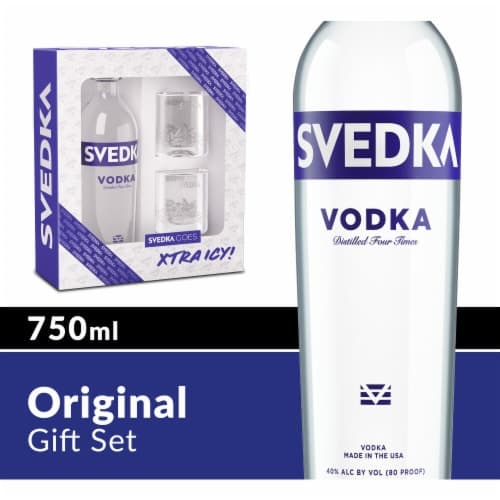Svedka Vodka Glassware Gift Set