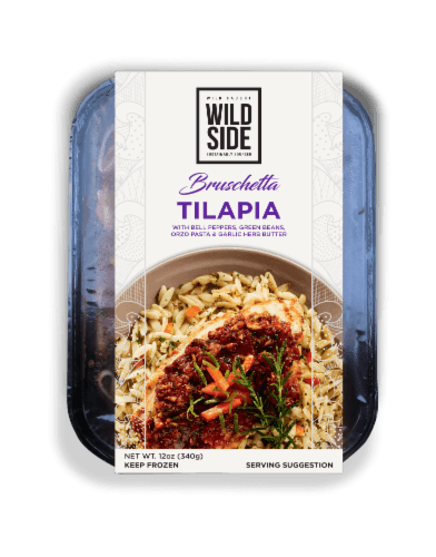 Wild Side Bruschetta Tilapia With Orzo Pasta