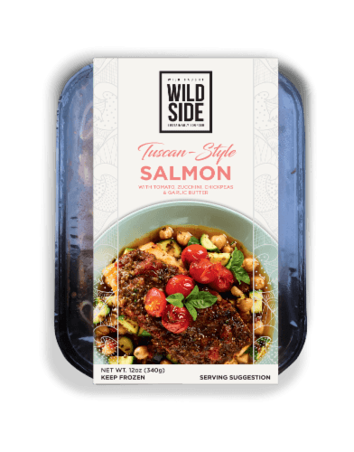 Wild Side Tuscan-Style Salmon With Zucchini