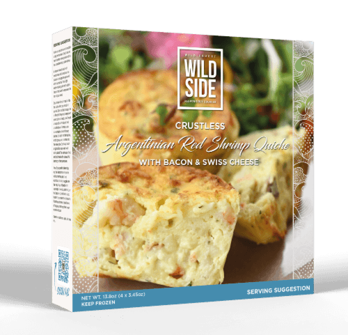 Wild Side Argentinian Red Shrimp Crustless Quiche