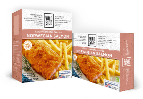 Wild Side Savory Cornmeal Crusted Norwegian Salmon