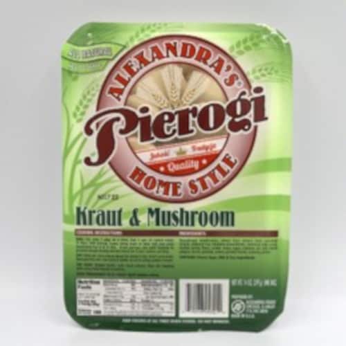 Alexandra'S Home Style Pierogi With Kraut & Mushroom