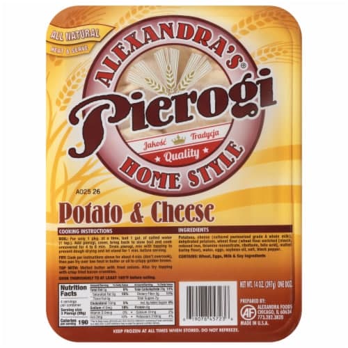 Alexandra'S Home Style Pierogi With Potato & Farmer Cheese