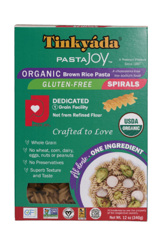 Is it Interstitial Cystitis Friendly? Tinkyada Pasta Joy Ready Brown Rice Pasta Organic Spirals Bag