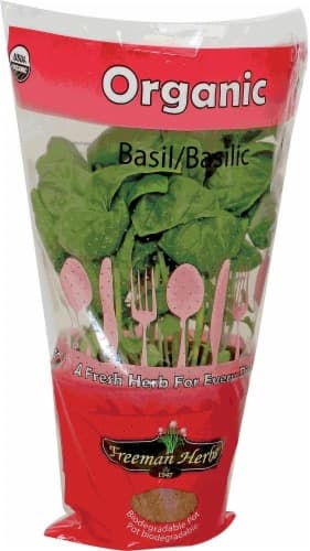 Freeman Herbs Organic Potted Basil