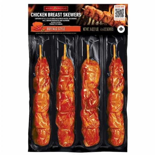 Marcangelo Fresh Chicken Buffalo Breast Skewer