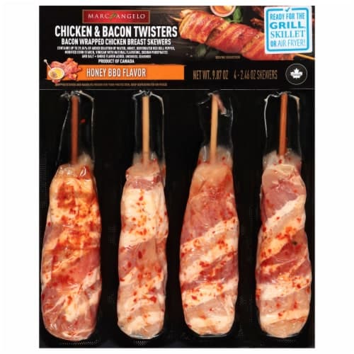 Marcangelo Bacon Wrapped Chicken Breast Skewers