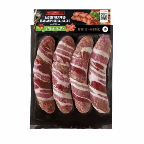 Marcangelo Bacon Twister Sweet Italian Pork Jumbo Sausages