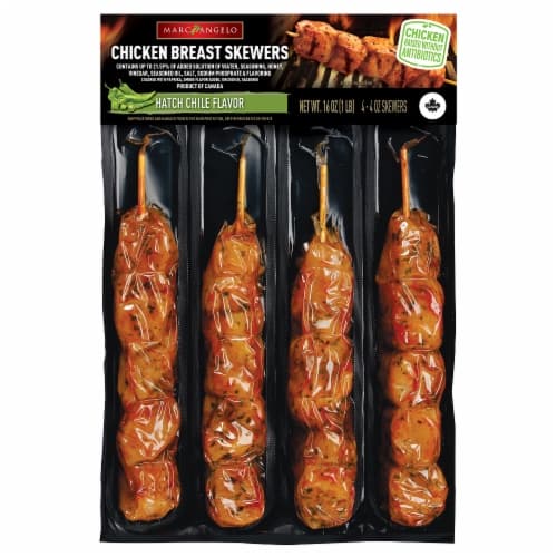 Marcangelo Hatch Chile Chicken Breast Skewers