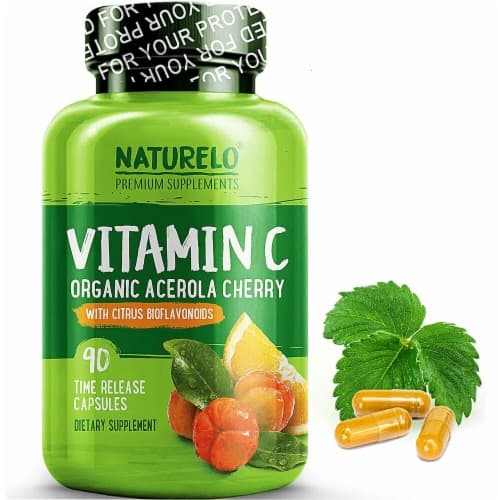 Naturelo Vitamin C With Acerola Cherries Plus Citrus Bioflavonoids