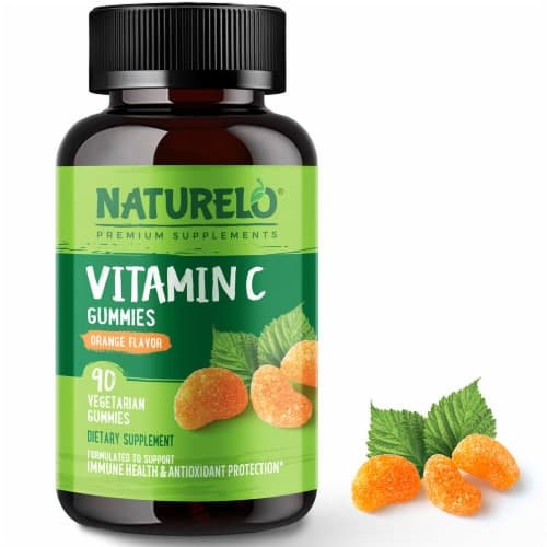 Naturelo Vitamin C Orange Flavor Vegan Gummies