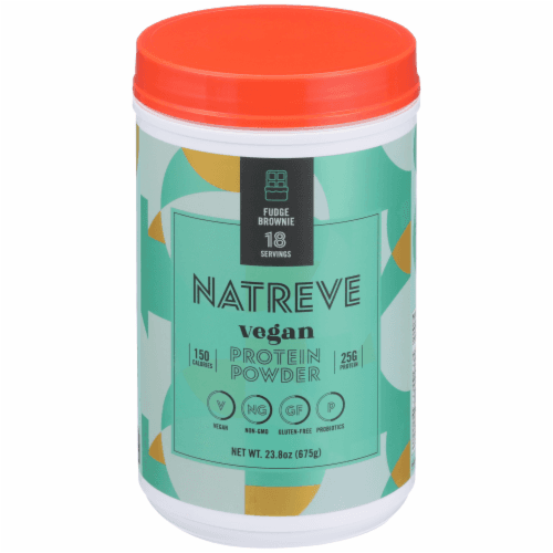 Fudge Brownie Natreve Vegan Protein Powder