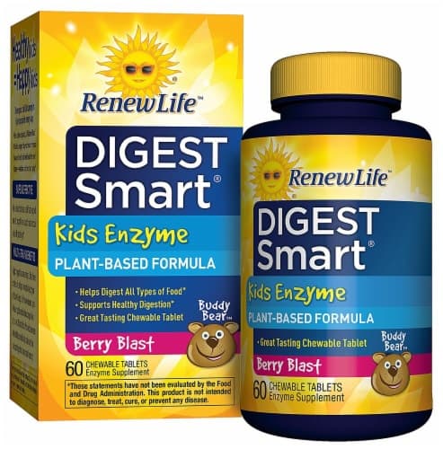 Renew Life Digest Smart Kids Enzyme Berry Blast Chewable