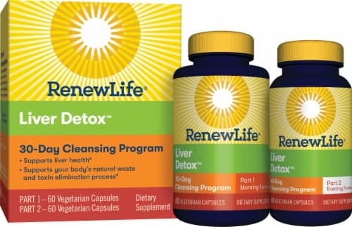 Renew Life Liver Detoxday Cleansing Programpart Capsules