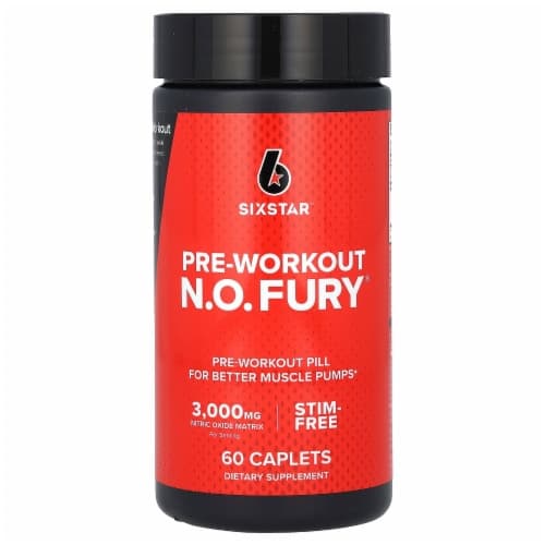 Six Star Pre-Workout N.O. Fury Pre-Workout Pill
