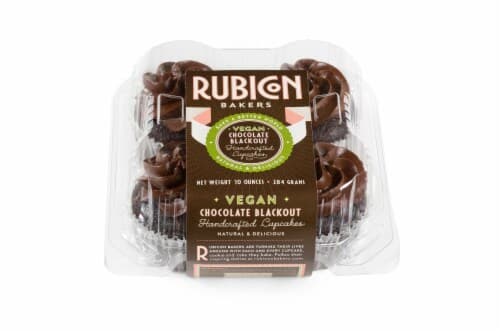Rubicon Bakers Vegan Chocolate Blackout Handcrafted Cupcakes