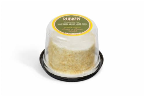 Rubicon Bakers 4" California Lemon Layer Cake
