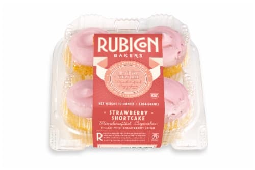 Rubicon Bakers Strawberry Shortcake Handcrafted Cupcakes