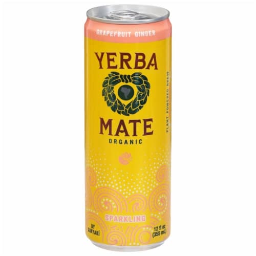Guayaki Yerba Mate Organic Sparkling Grapefruit Ginger