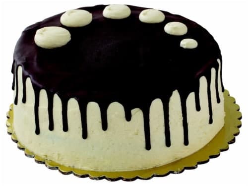 Double Layer Chocolate Drip Chocolate Cake With Cream Cheese Icing