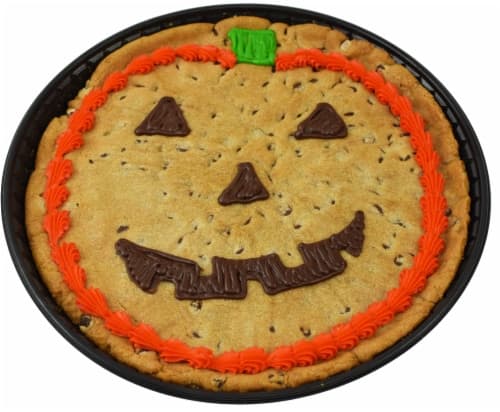 Jack-O-Lantern Halloween Colossal Cookie