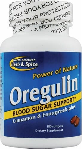 North American Herb & Spice Oregulin Cinnamon & Fenugreek Plus Softgels