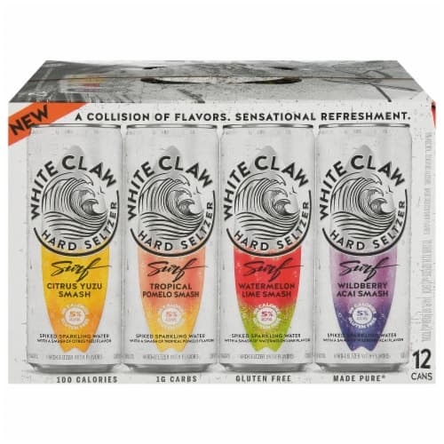 White Claw Hard Seltzer Surf Variety Pack In Cans