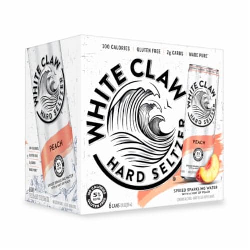 White Claw Hard Seltzer Peach