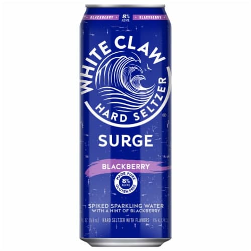 White Claw Hard Seltzer Surge Blackberry Single