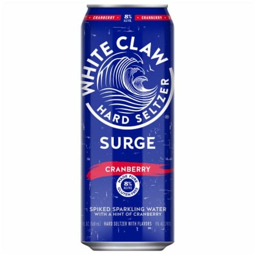White Claw Hard Seltzer Surge Cranberry Single