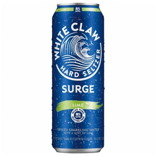 White Claw Hard Seltzer Surge Lime Single