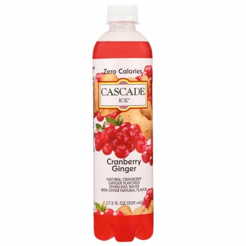 Cascade Ice Cranberry Ginger Flavored Sparkling Bottled Water
