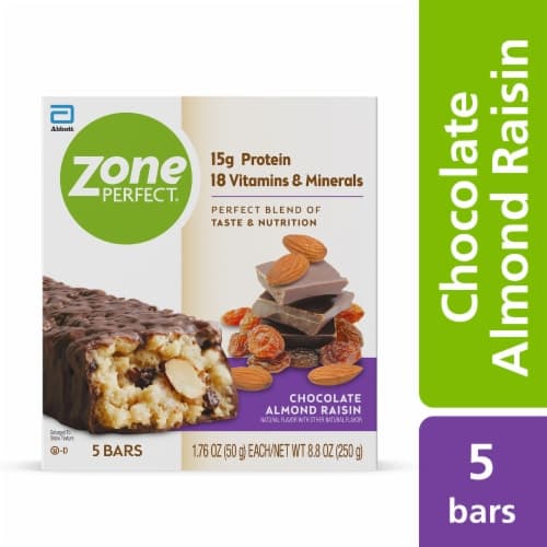 Zoneperfect Chocolate Almond Raisin Nutrition Bars