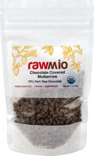 Windy City Organics Rawmio Organic Chocolate Covered Mulberries
