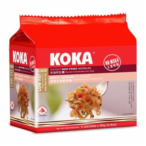 Koka Delight Spice Sesame Flavor Steamed & Baked Instant Non-Fried Noodles
