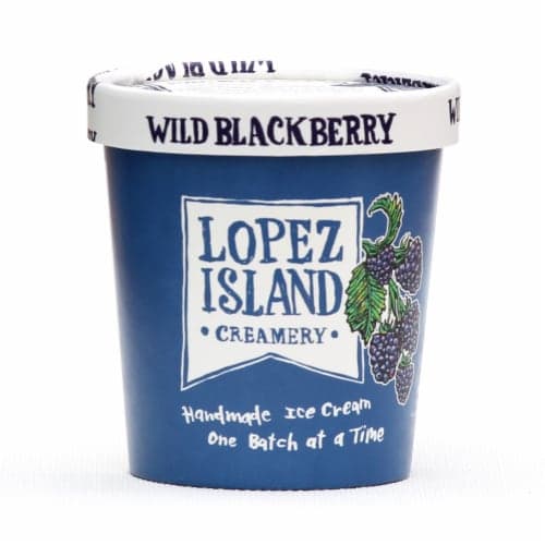 Lopez Island Creamery Wild Blackberry Ice Cream