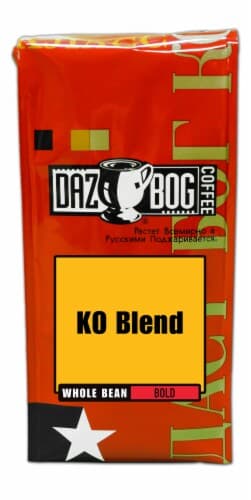 Dazbog Ko Blend Bold Dark Roast Whole Bean Coffee