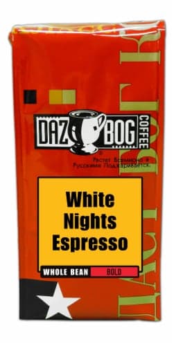 Dazbog White Nights Espresso Medium Roast Whole Bean Coffee