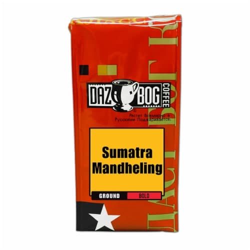 Dazbog Sumatra Mandheling Bold Medium Roast Ground Coffee