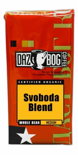 Dazbog Svoboda Blend Medium Roast Organic Whole Bean Coffee
