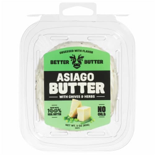 Better Butter Fresh Churned Asiago & Chive Gourmet Butter