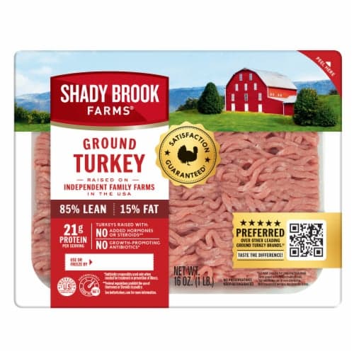 Shady Brook Farms 85% Lean Fat Ground Turkey Tray