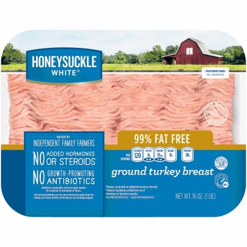 Honeysuckle White 99% Fat Free Ground Turkey Breast Tray