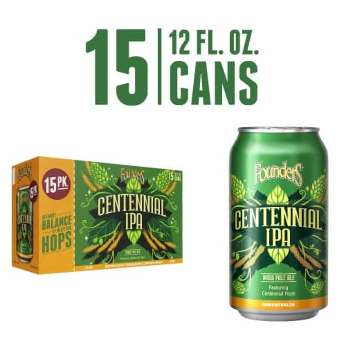 Founders Brewing Co. Beer Ale India Pale Centennial Ipa Cans