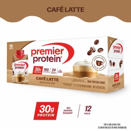 Premier Protein Shake, Café Latte, Protein