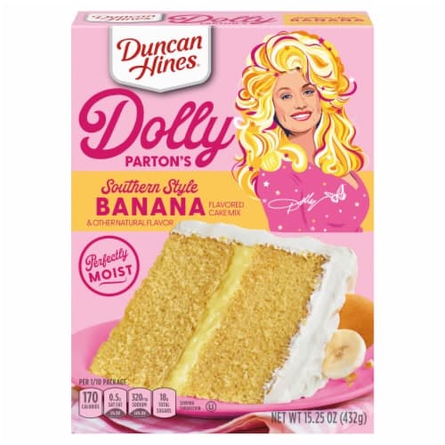 Duncan Hines Dolly Parton'S Favorite Southern-Style Banana Flavored Cake Mix