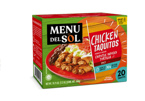 Menu Del Sol Chicken Chipotle Taquitos