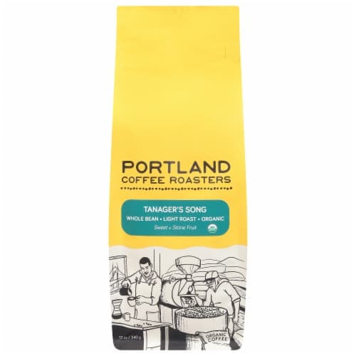 Portland Coffee Roasters Tanager'S Song Light Roast Organic Whole Bean Coffee
